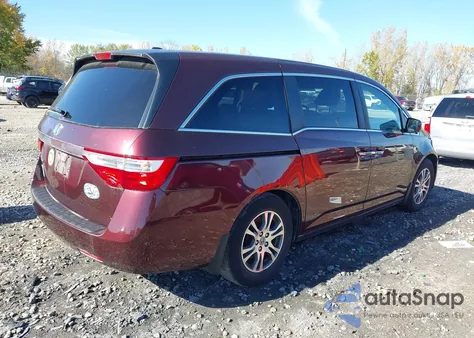 2011 Honda Odyssey Ex-L from USA, damaged, VIN 5FNRL5H65BB101155
